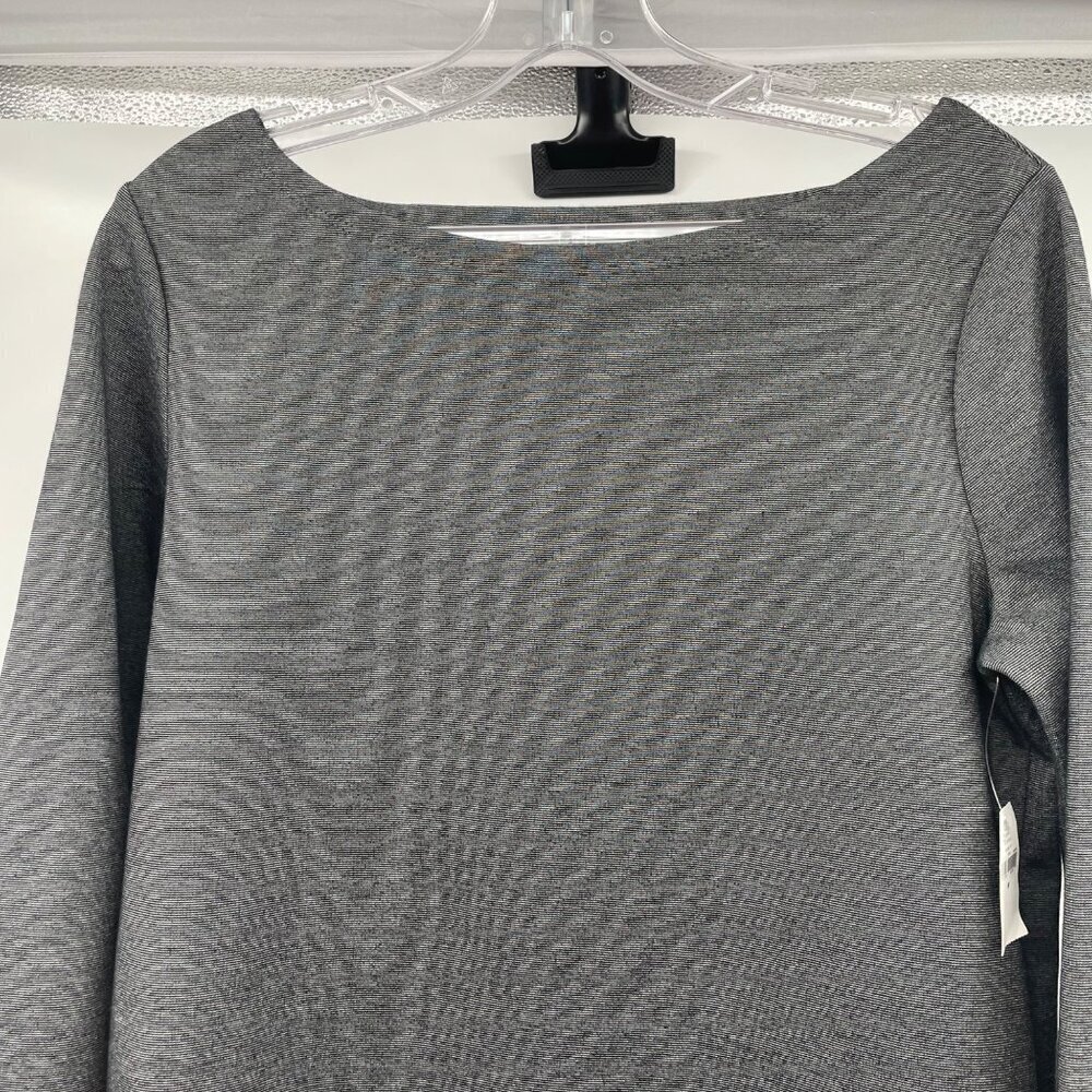 Gap Womens Sheath Dress Long Sleeve Gray Size Medium New - Picture 2 of 9